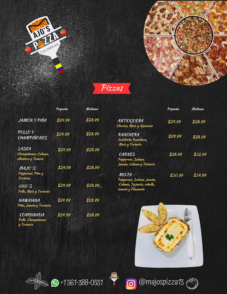 Majos Pizza Menu image 3